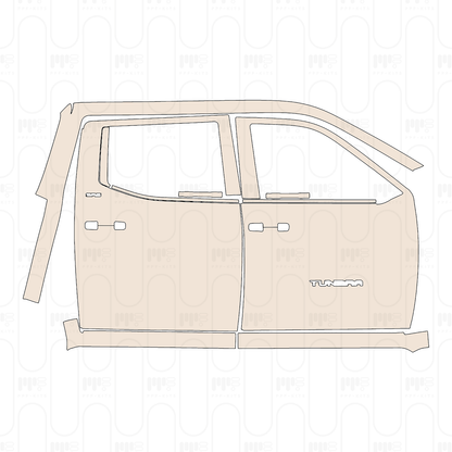 Pre-Cut PPF Toyota Tundra CrewMax SR5 2023