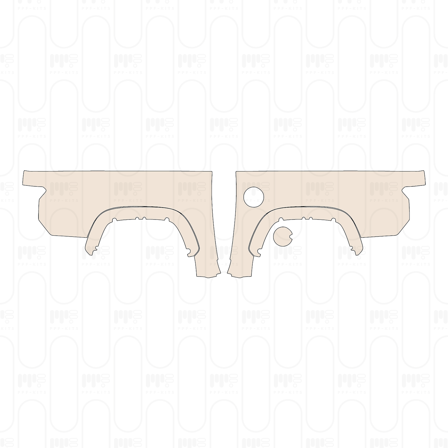 Pre-Cut PPF Toyota Tundra CrewMax Capstone 2023