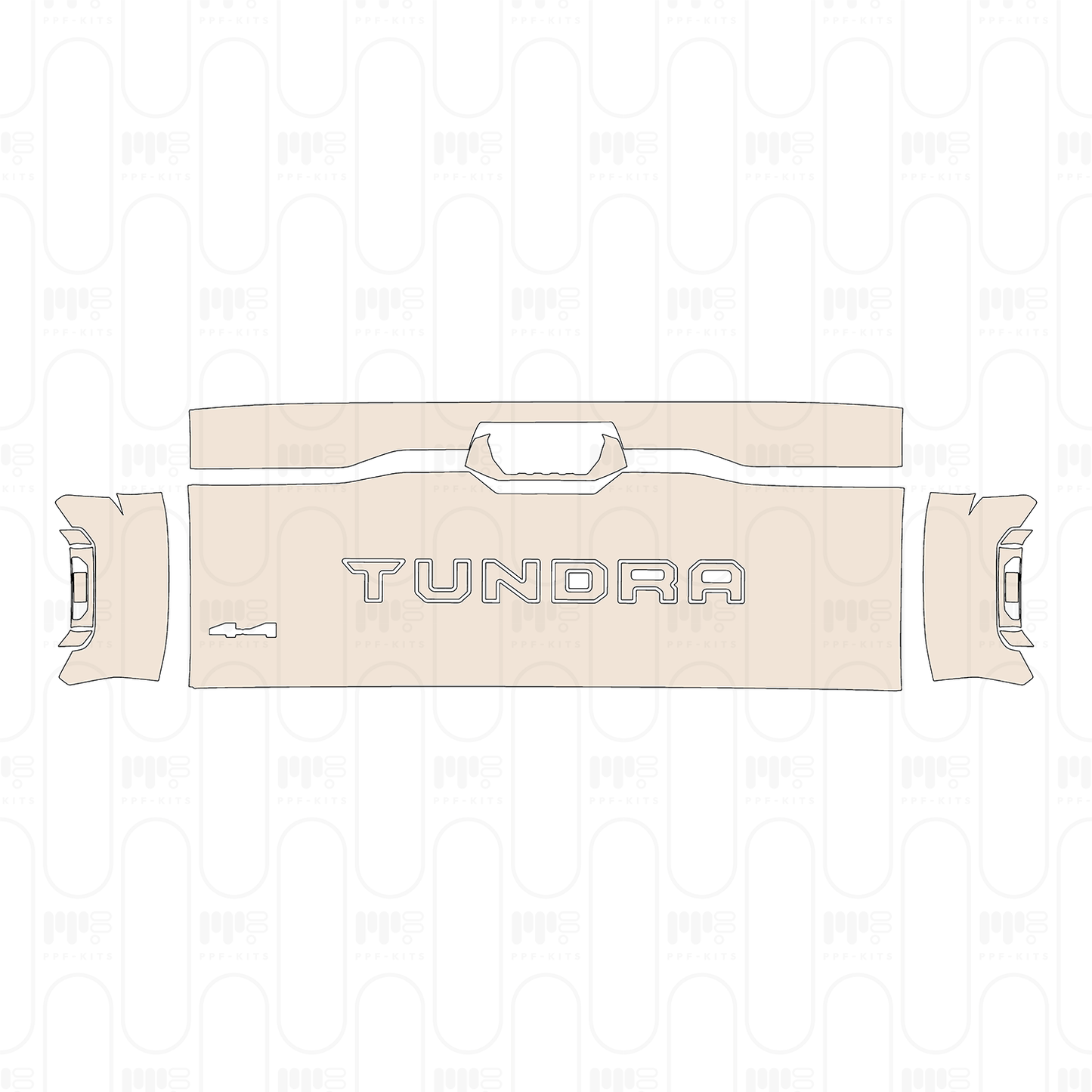 Pre-Cut PPF Toyota Tundra CrewMax Capstone 2023