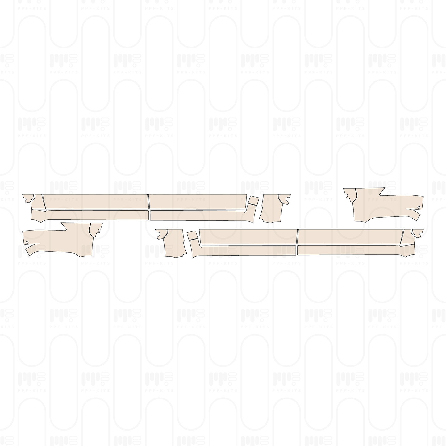 Pre-Cut PPF Toyota Tundra CrewMax Capstone 2023