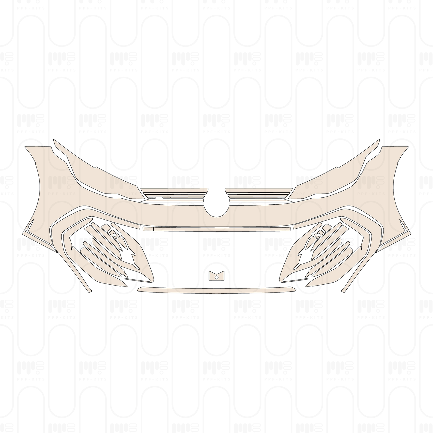 Pre-Cut PPF Volkswagen Golf R-Line 2025