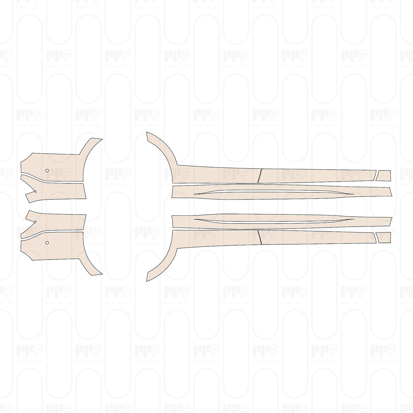 Pre-Cut PPF Volkswagen ID.7 Base 2023