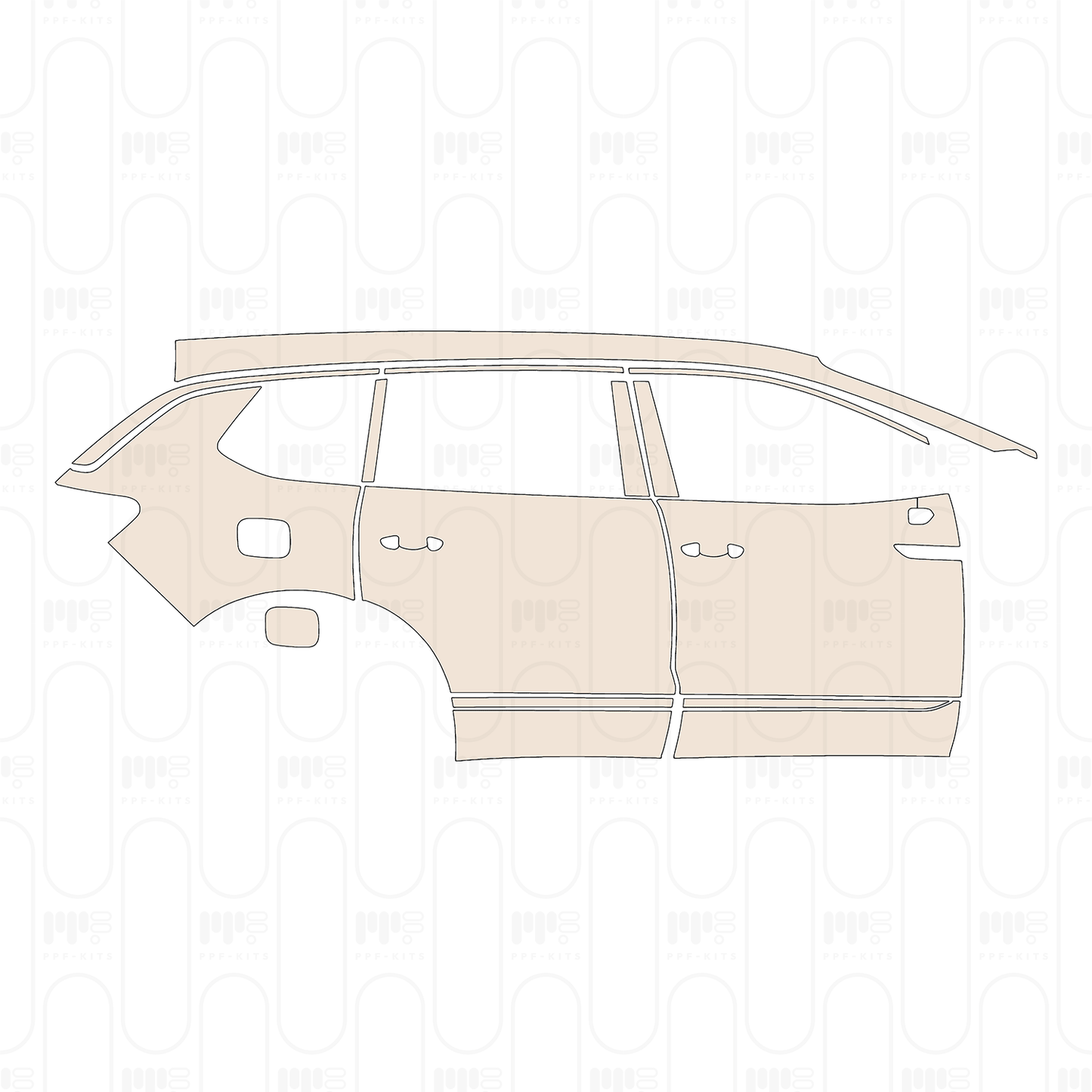 Pre-Cut PPF Volkswagen Talagon Base 2023