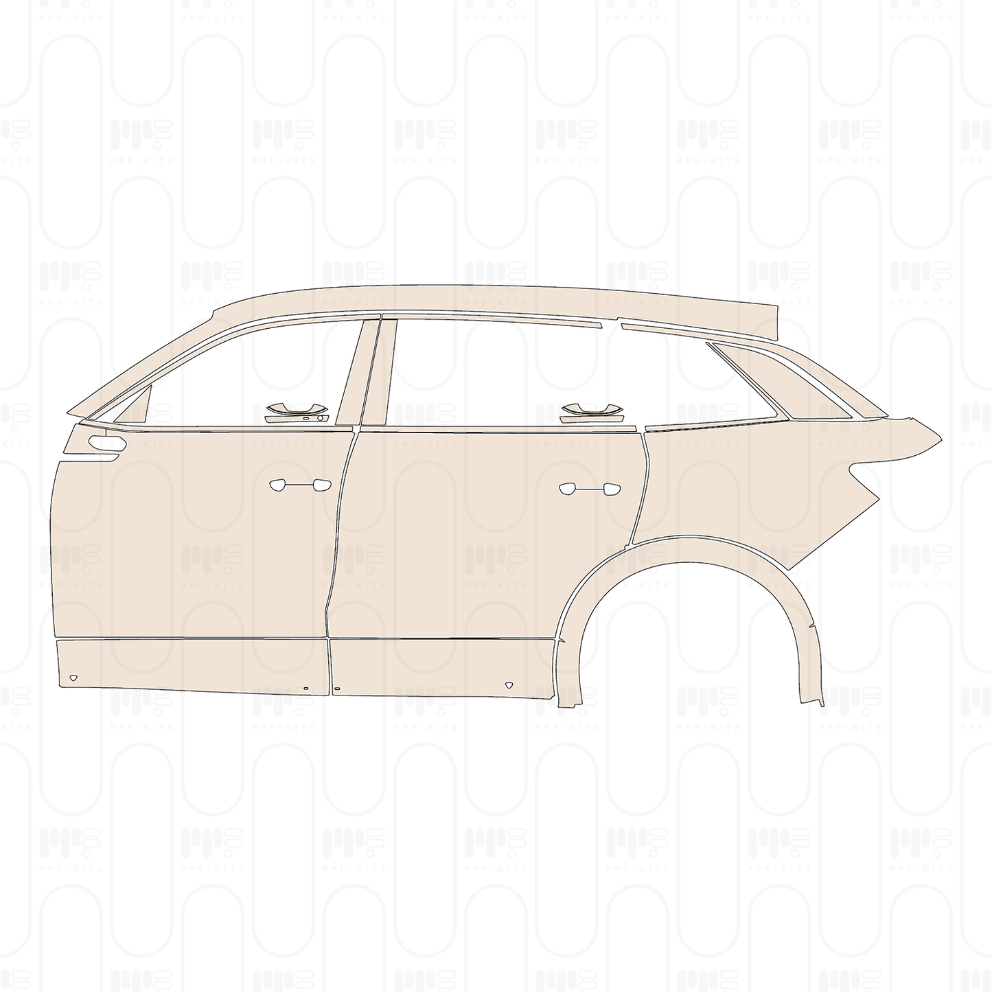 Pre-Cut PPF Volkswagen Tavendor Base 2023