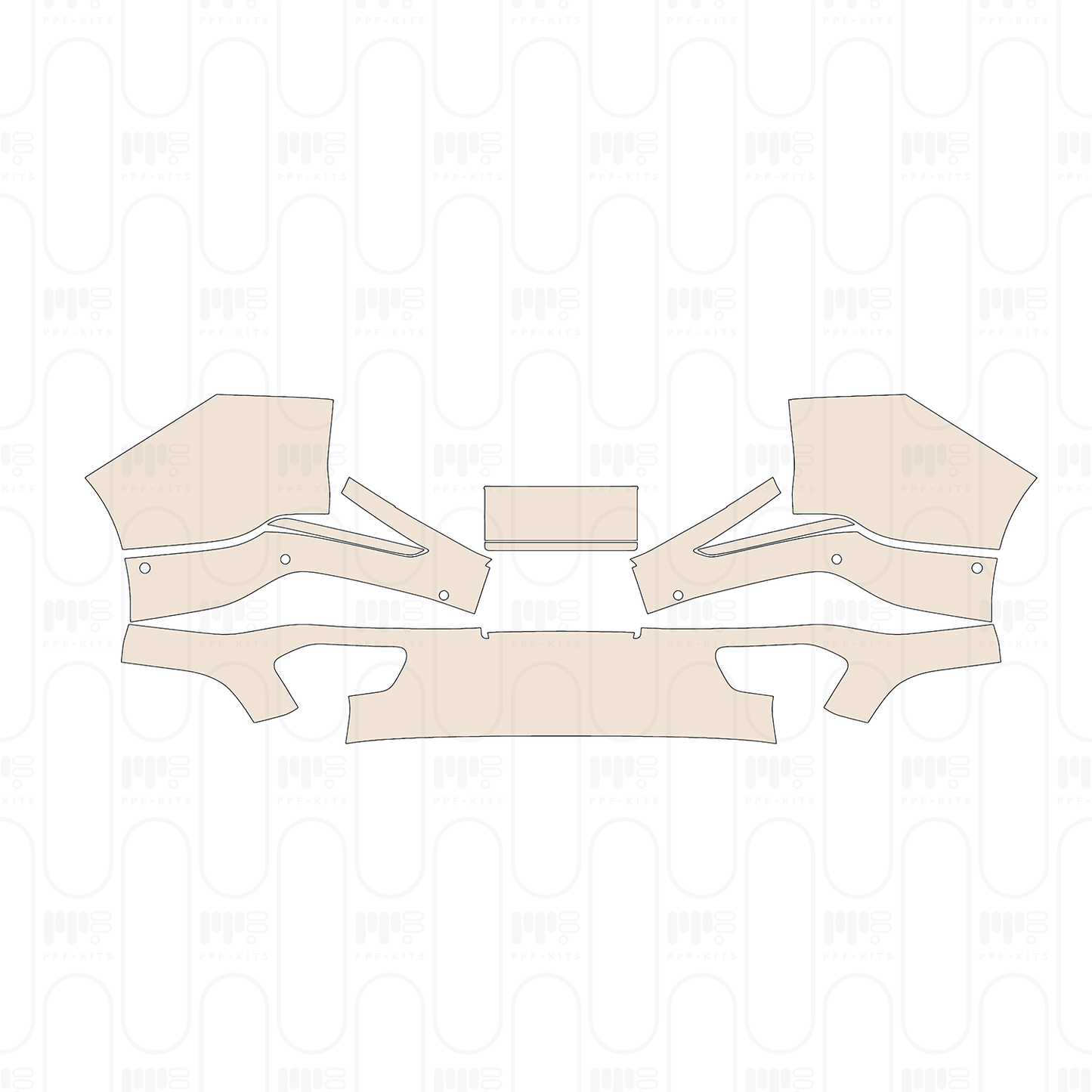 Pre-Cut PPF Volkswagen Tavendor R-Line 2023