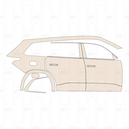 Pre-Cut PPF Volkswagen Teramont Pro Base 2025