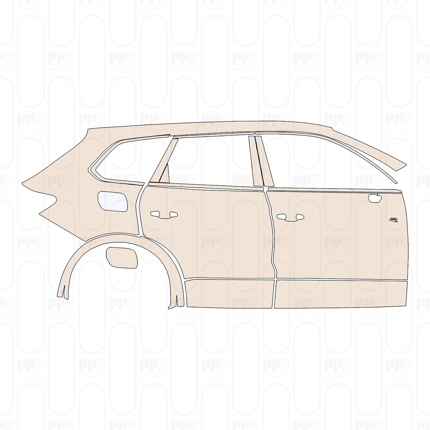 Pre-Cut PPF Volkswagen Touareg R 2024