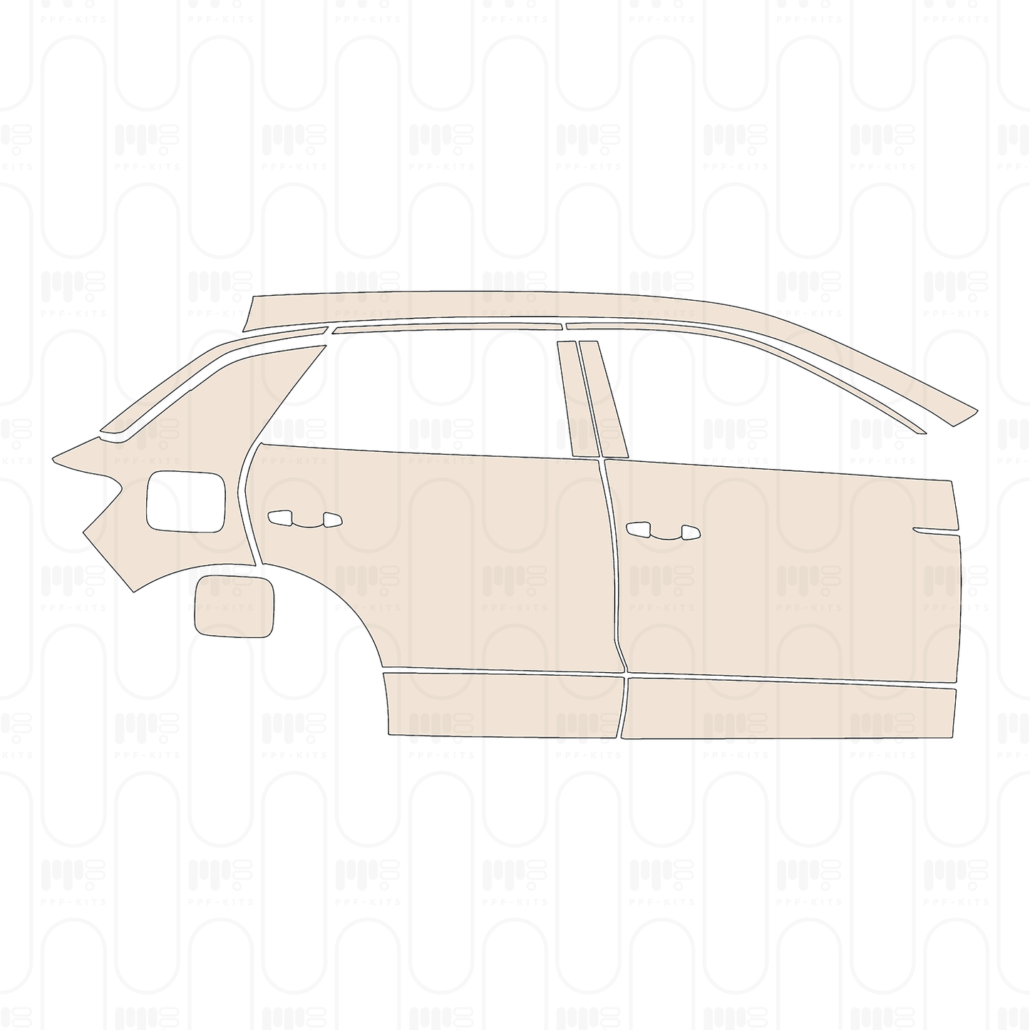 Pre-Cut PPF Volkswagen T-ROC R-Line 2023