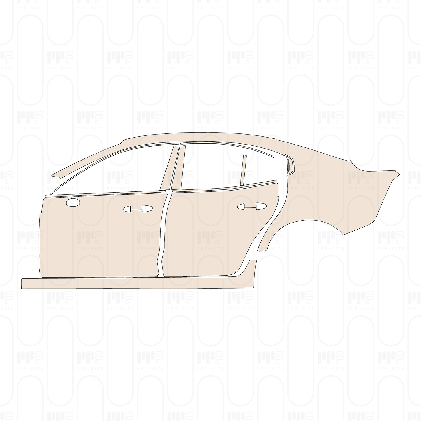 Pre-Cut PPF Volvo S60 Recharge Inscription 2023