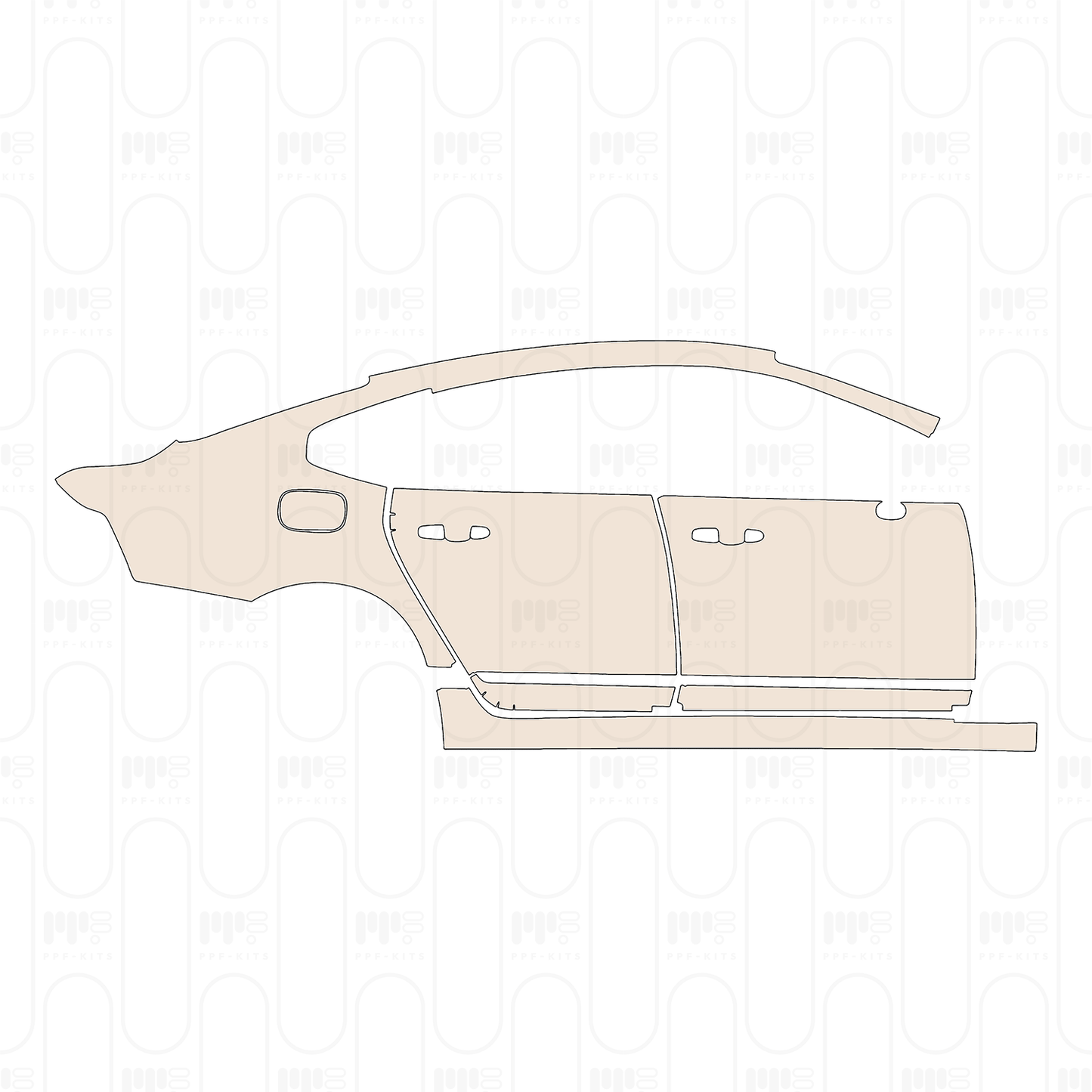 Pre-Cut PPF Volvo S90 Recharge Standard Wheelbase Inscription 2023