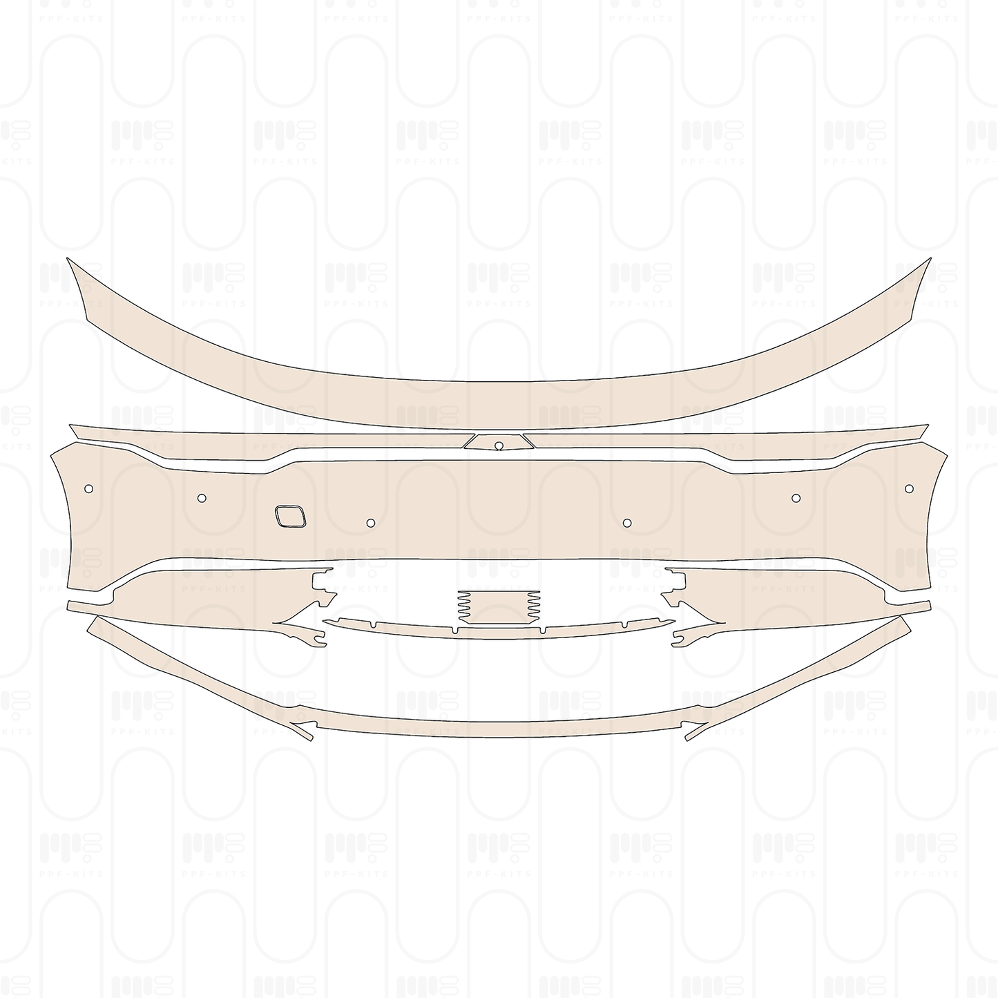 Pre-Cut PPF Zeekr 007 2024