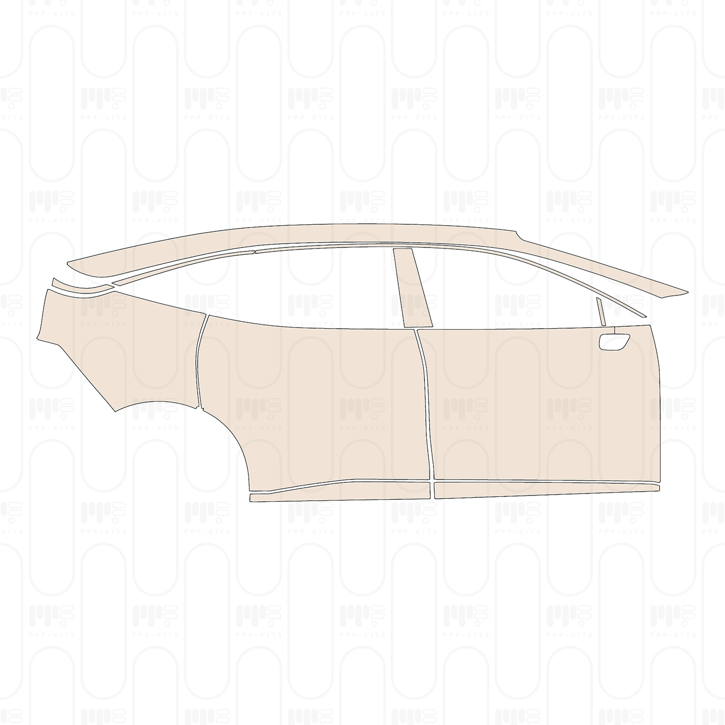 Pre-Cut PPF Zeekr 007 2024