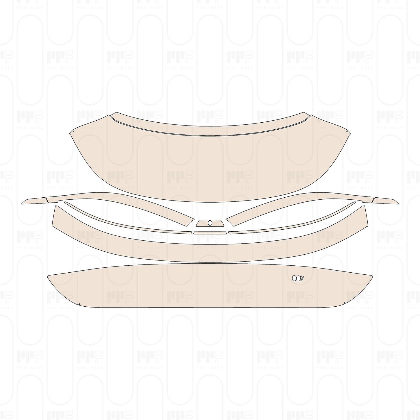 Pre-Cut PPF Zeekr 007 2024