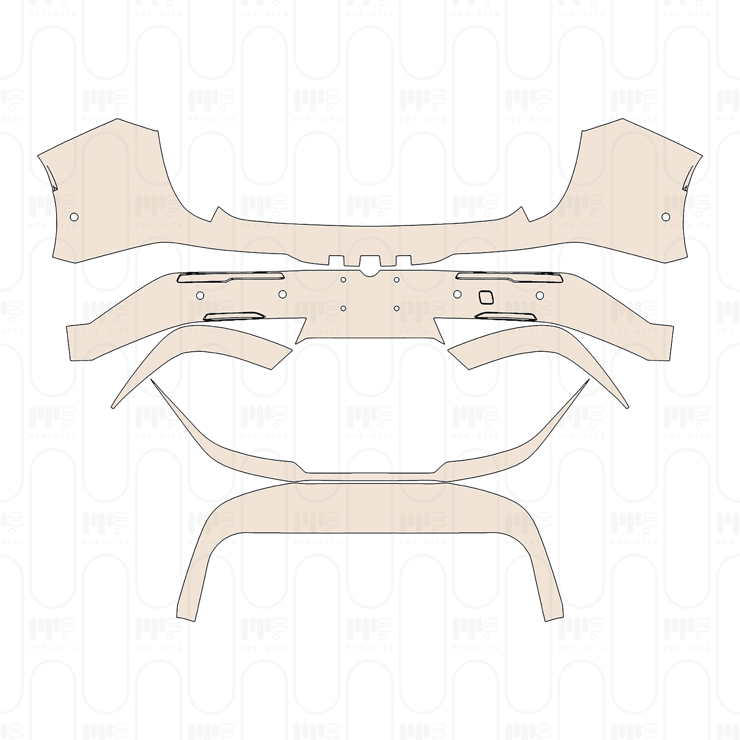 Pre-Cut PPF Zeekr 007 2024