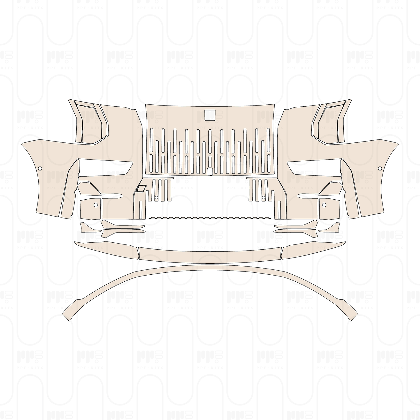 Pre-Cut PPF Zeekr 009 Base 2024