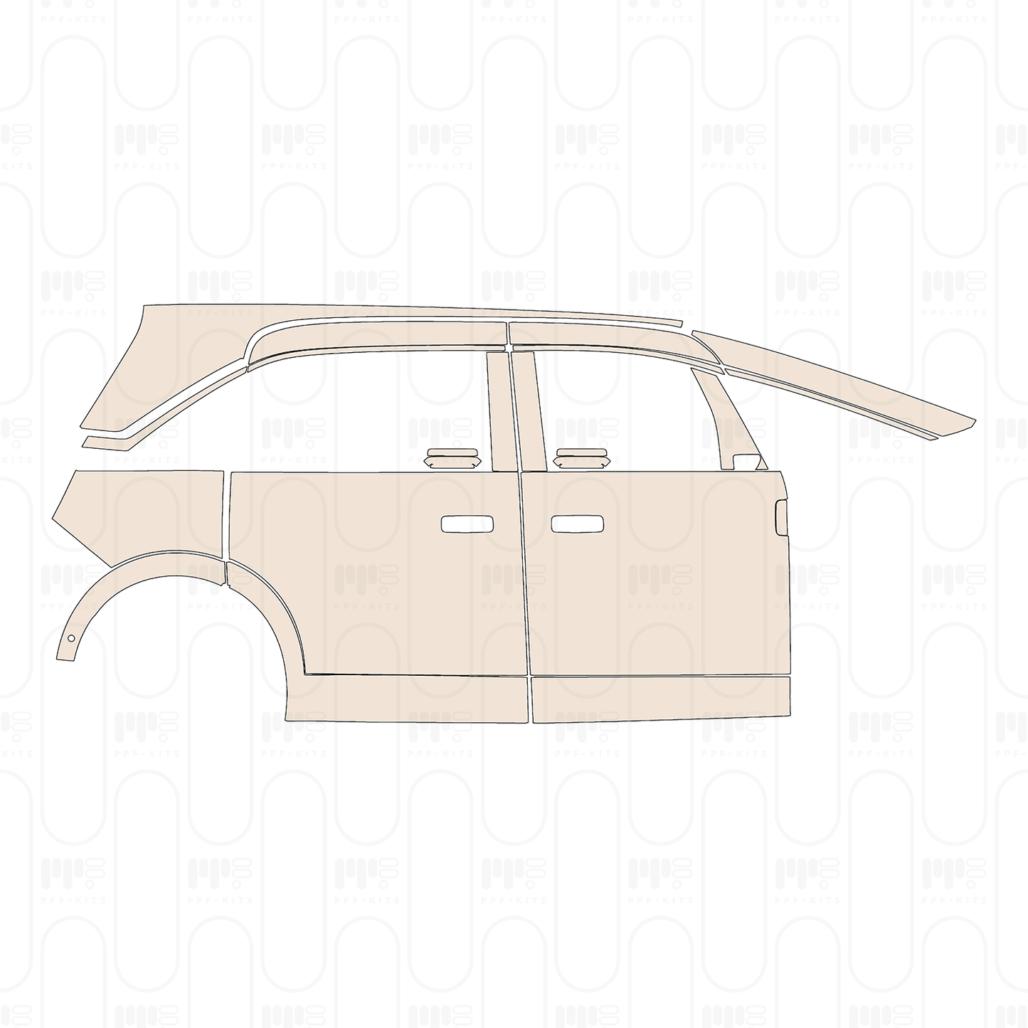 Pre-Cut PPF Zeekr MIX 2025