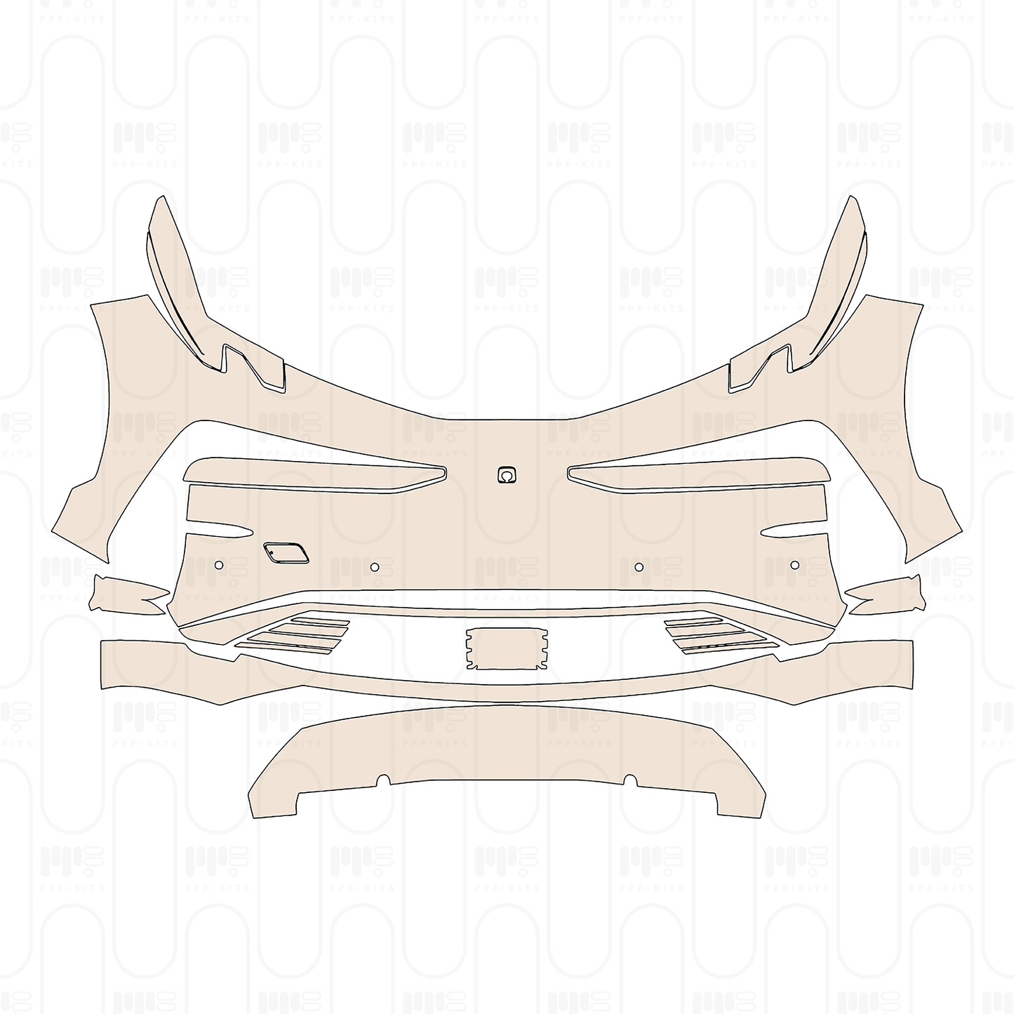 Pre-Cut PPF Zeekr X 2024