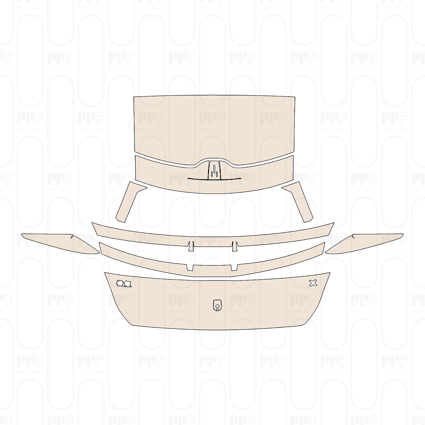 Pre-Cut PPF Zeekr X 2024