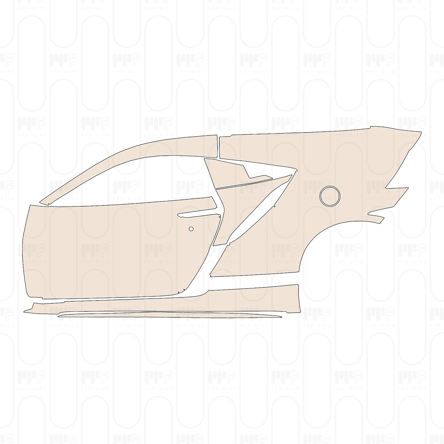 Pre-Cut PPF Acura NSX 2022