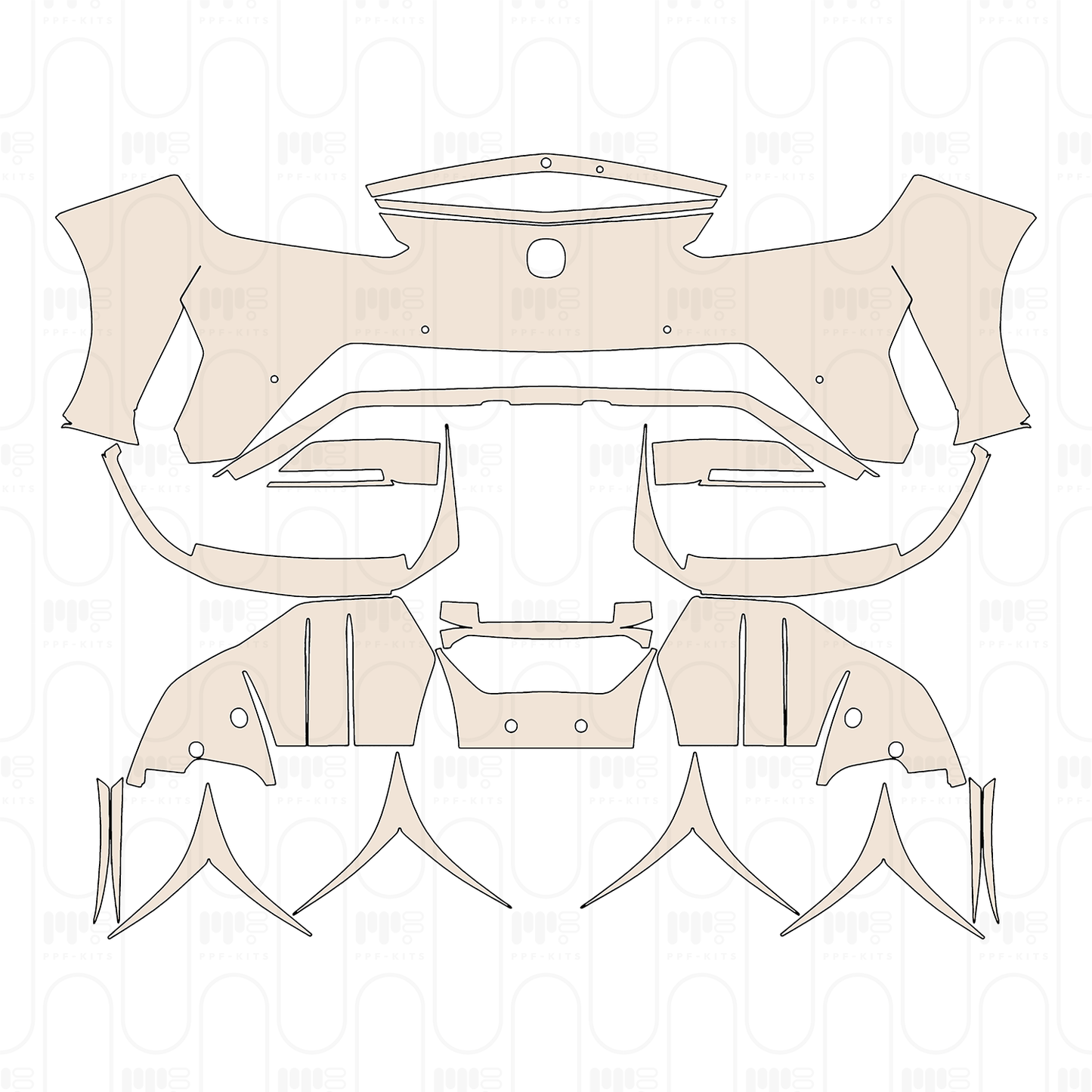 Pre-Cut PPF Acura NSX 2022