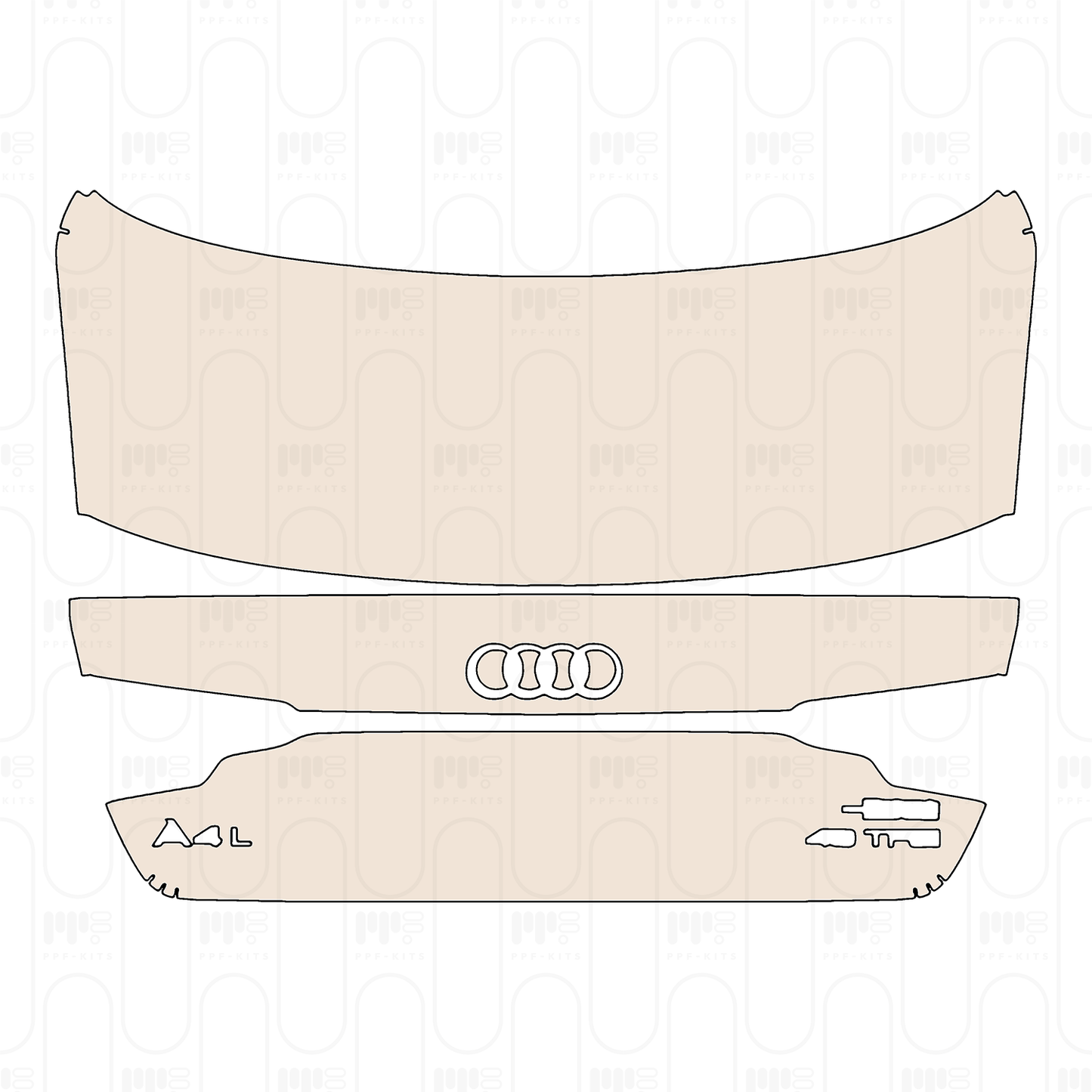 Pre-Cut PPF Audi A4 A4L Sedan Base 2022