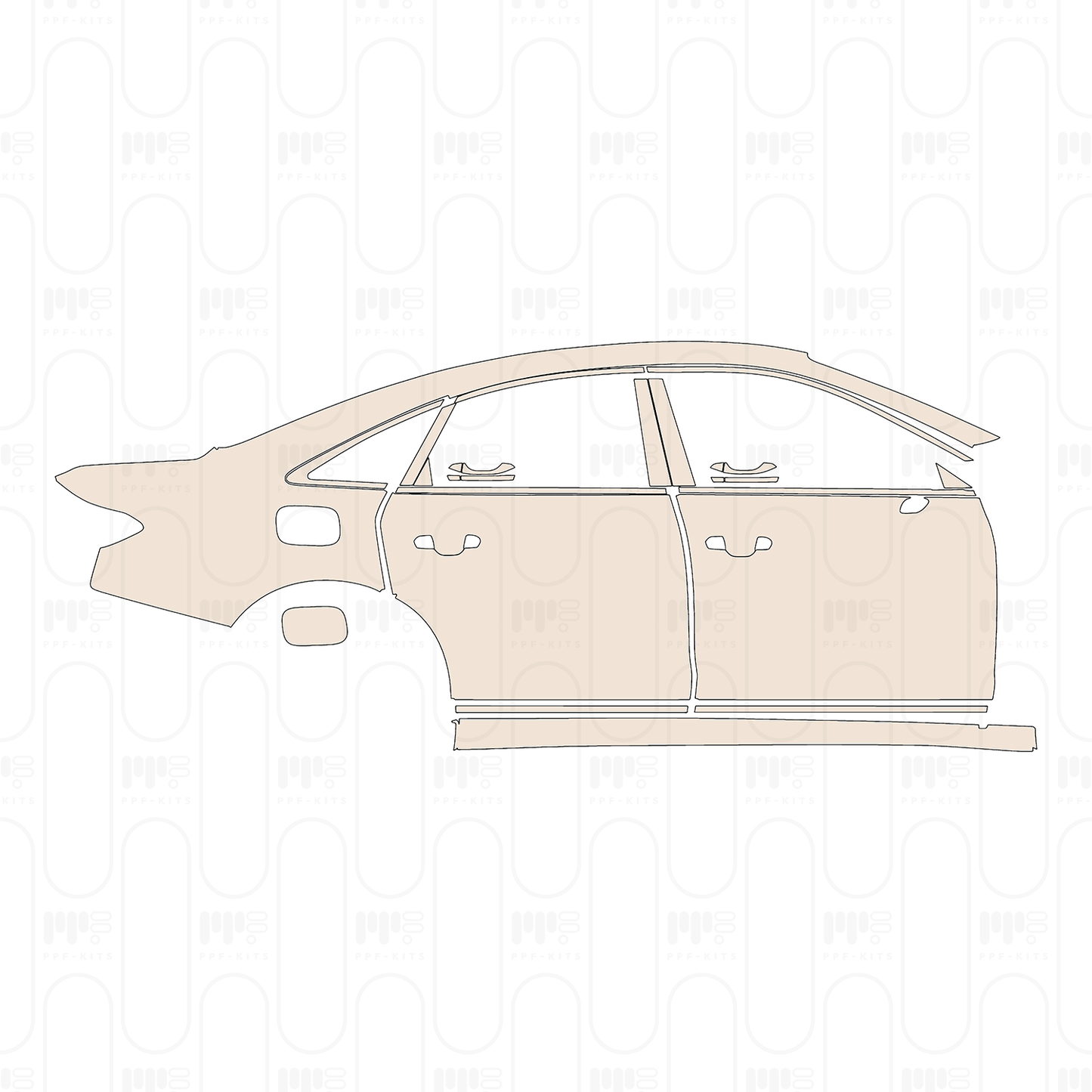 Pre-Cut PPF Audi A8 S8 (for Europe) 2022