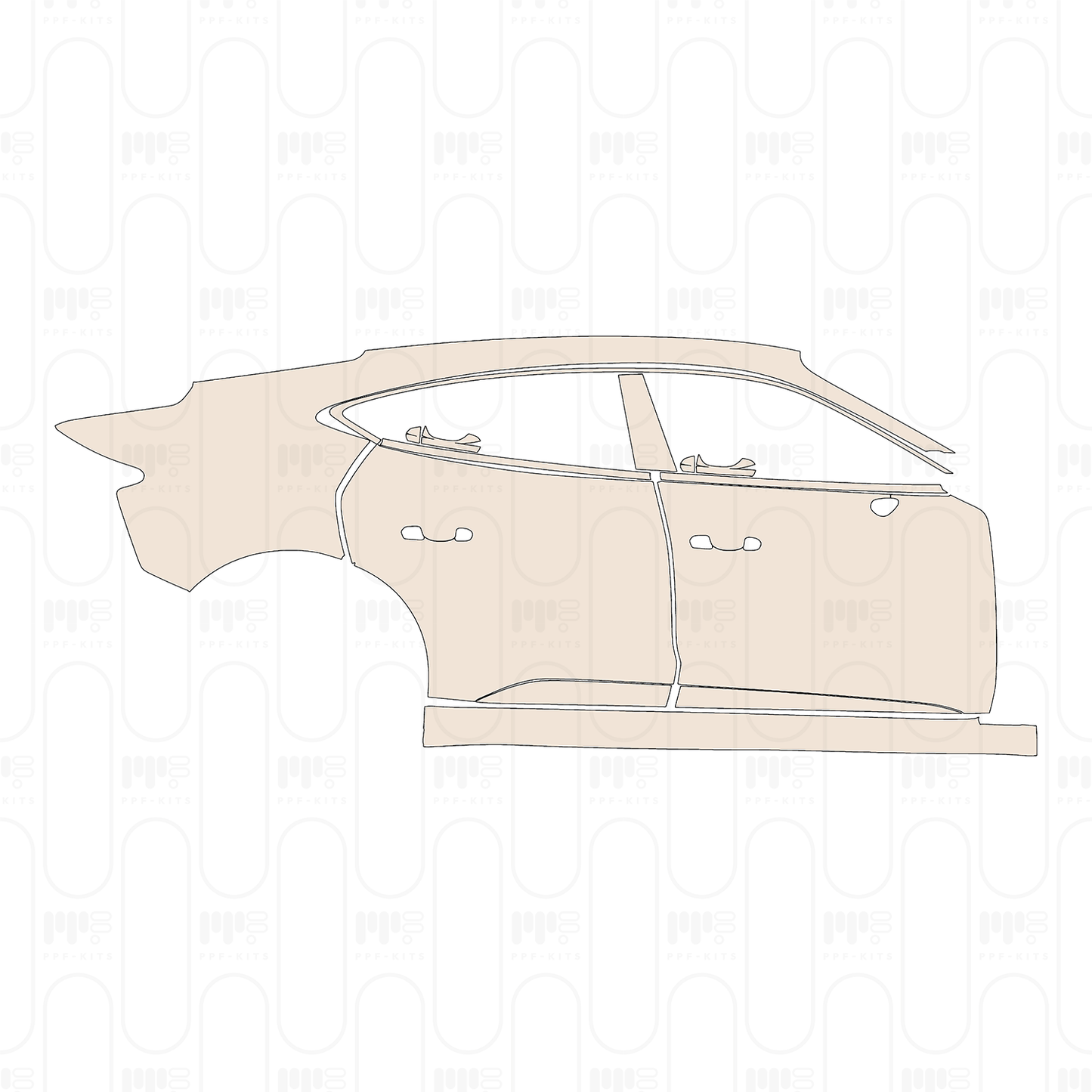 Pre-Cut PPF Audi e-tron GT RS e-tron GT 2022
