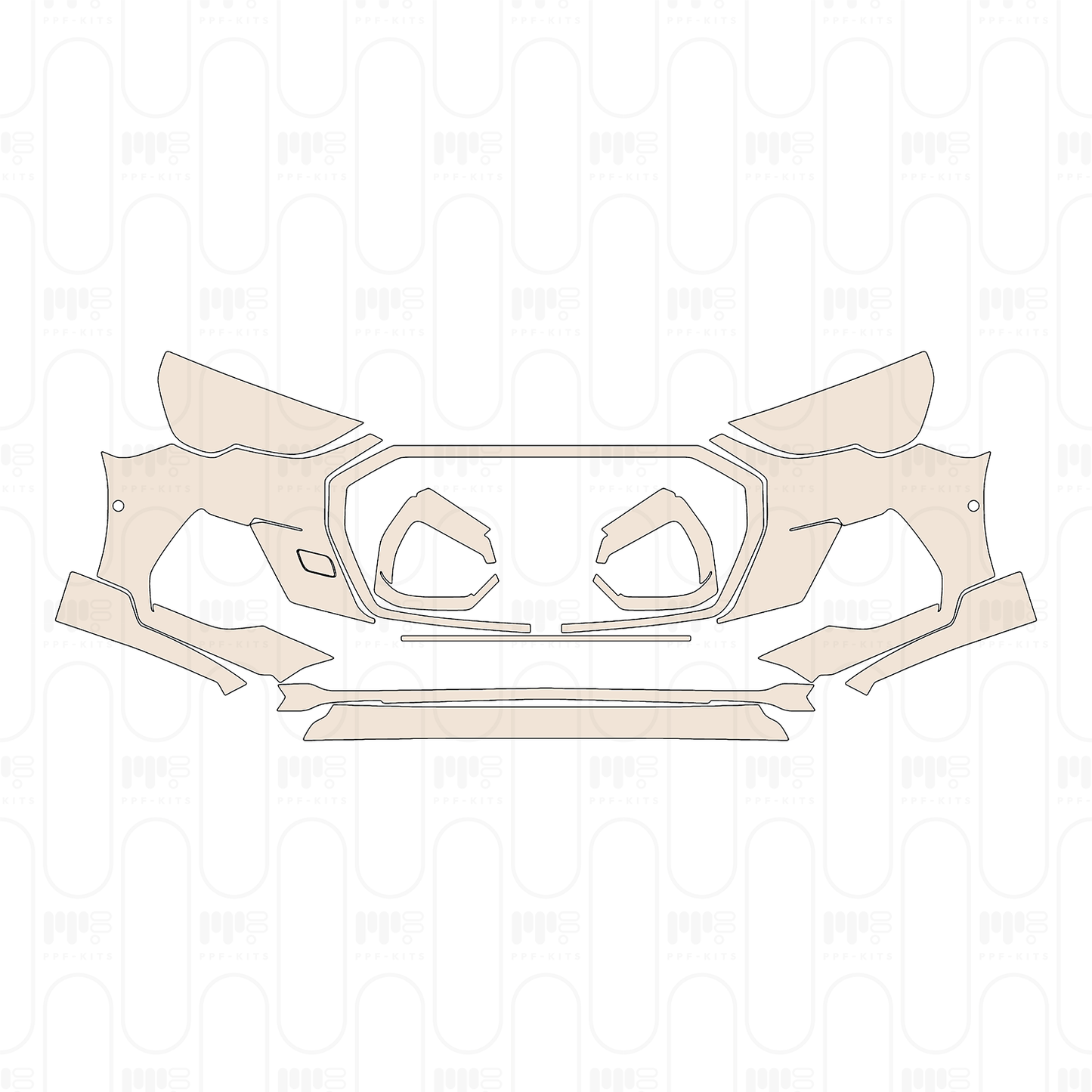 Pre-Cut PPF Audi Q3 SUV S-Line 2022