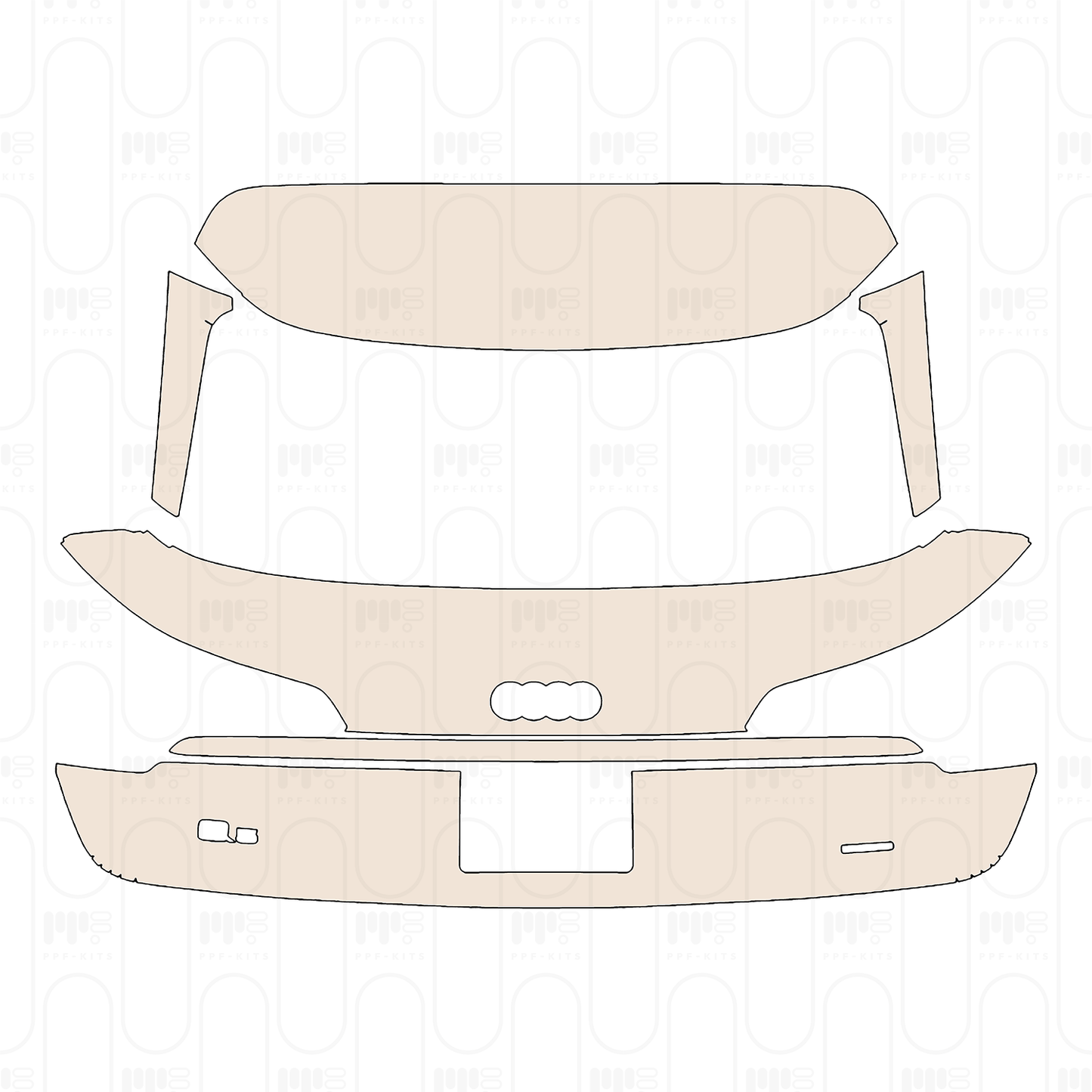 Pre-Cut PPF Audi Q5 Standard Wheelbase Base 2022
