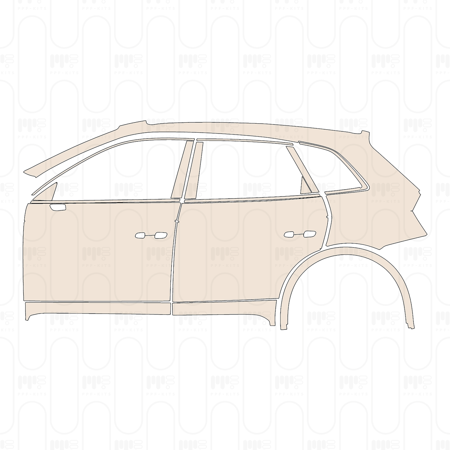 Pre-Cut PPF Audi Q5 Extended Wheelbase Base 2022