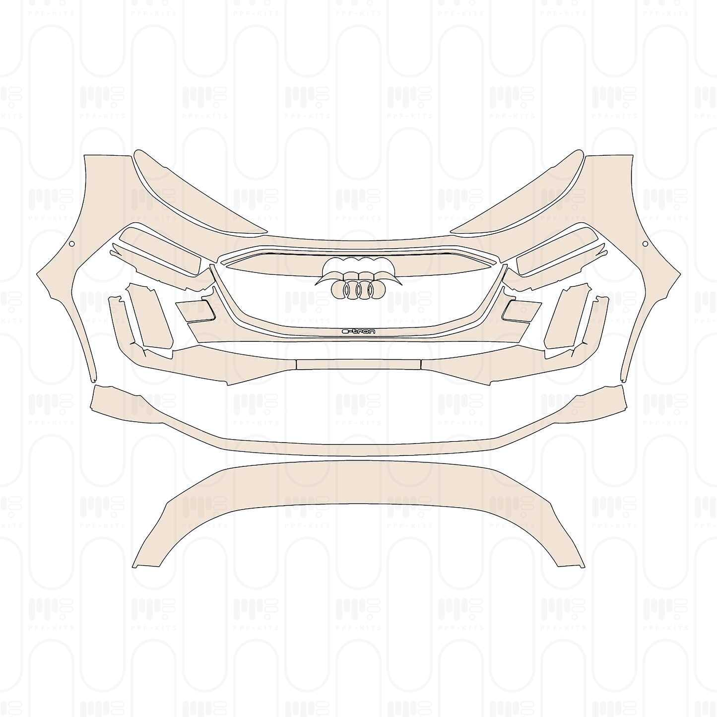 Pre-Cut PPF Audi Q6 e-tron SUV S-Line 2024