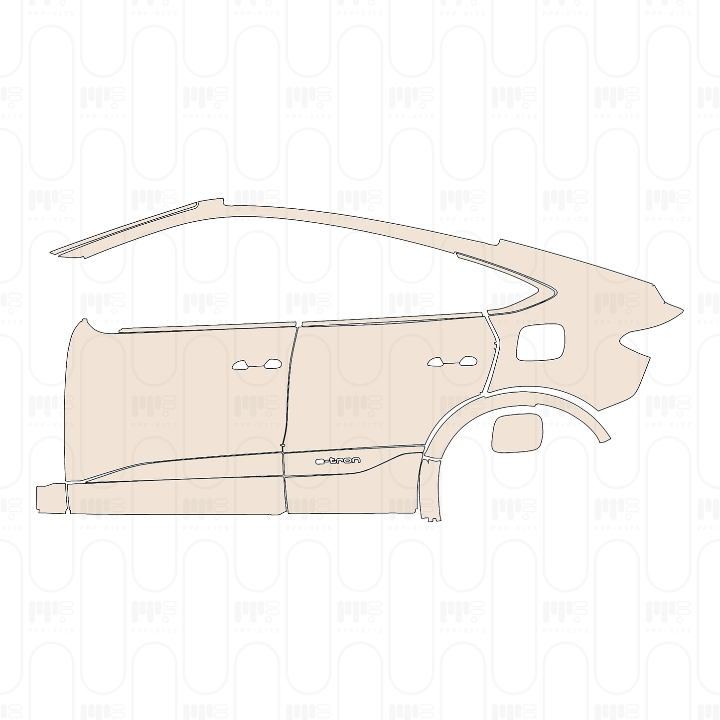 Pre-Cut PPF Audi Q6 e-tron Sportback S-Line 2024