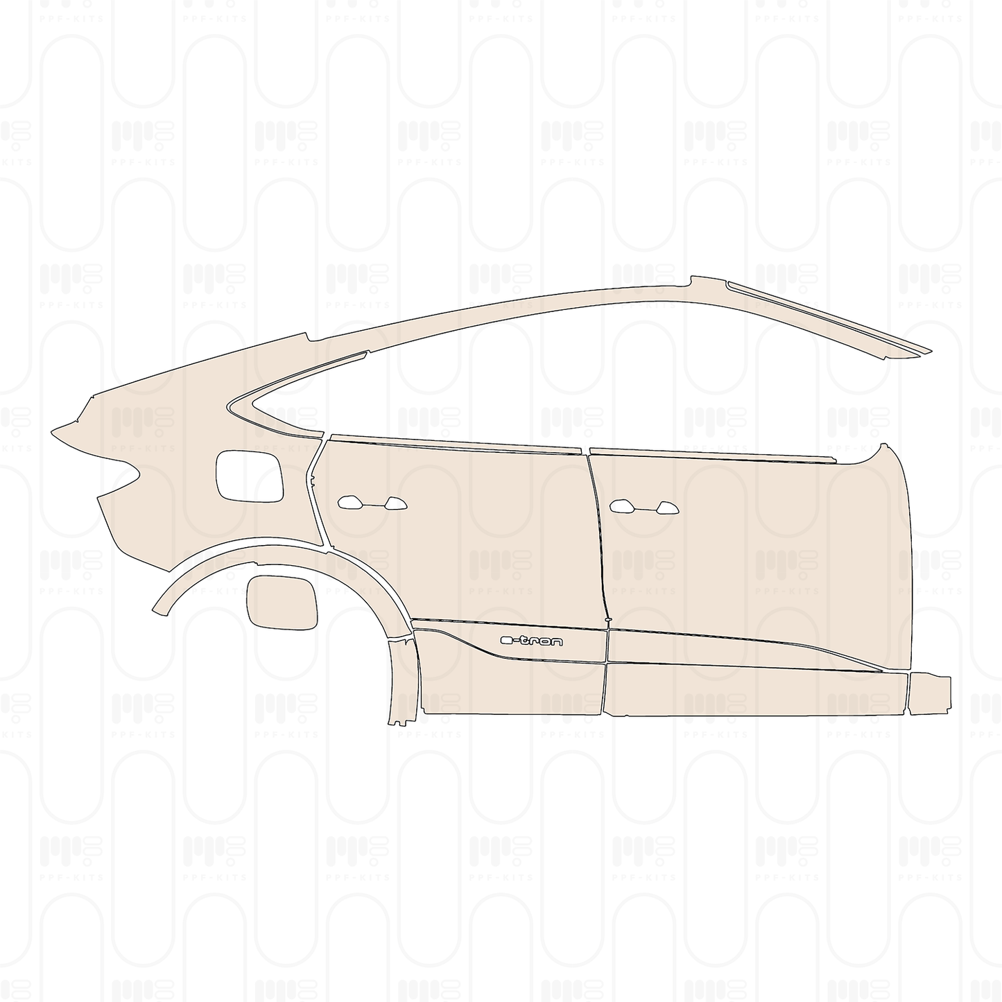 Pre-Cut PPF Audi Q6 e-tron Sportback S-Line 2024