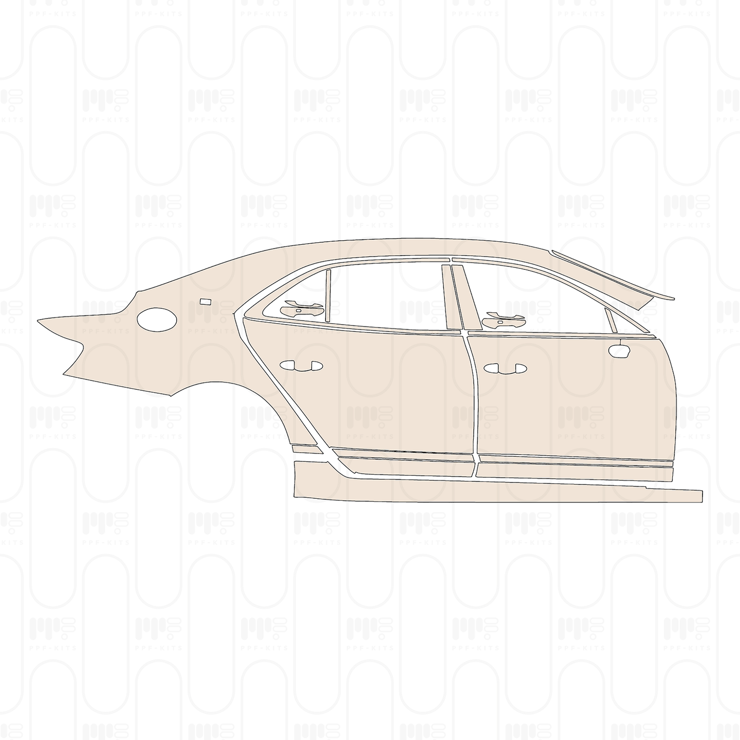 Pre-Cut PPF Bentley Flying Spur W12 2024