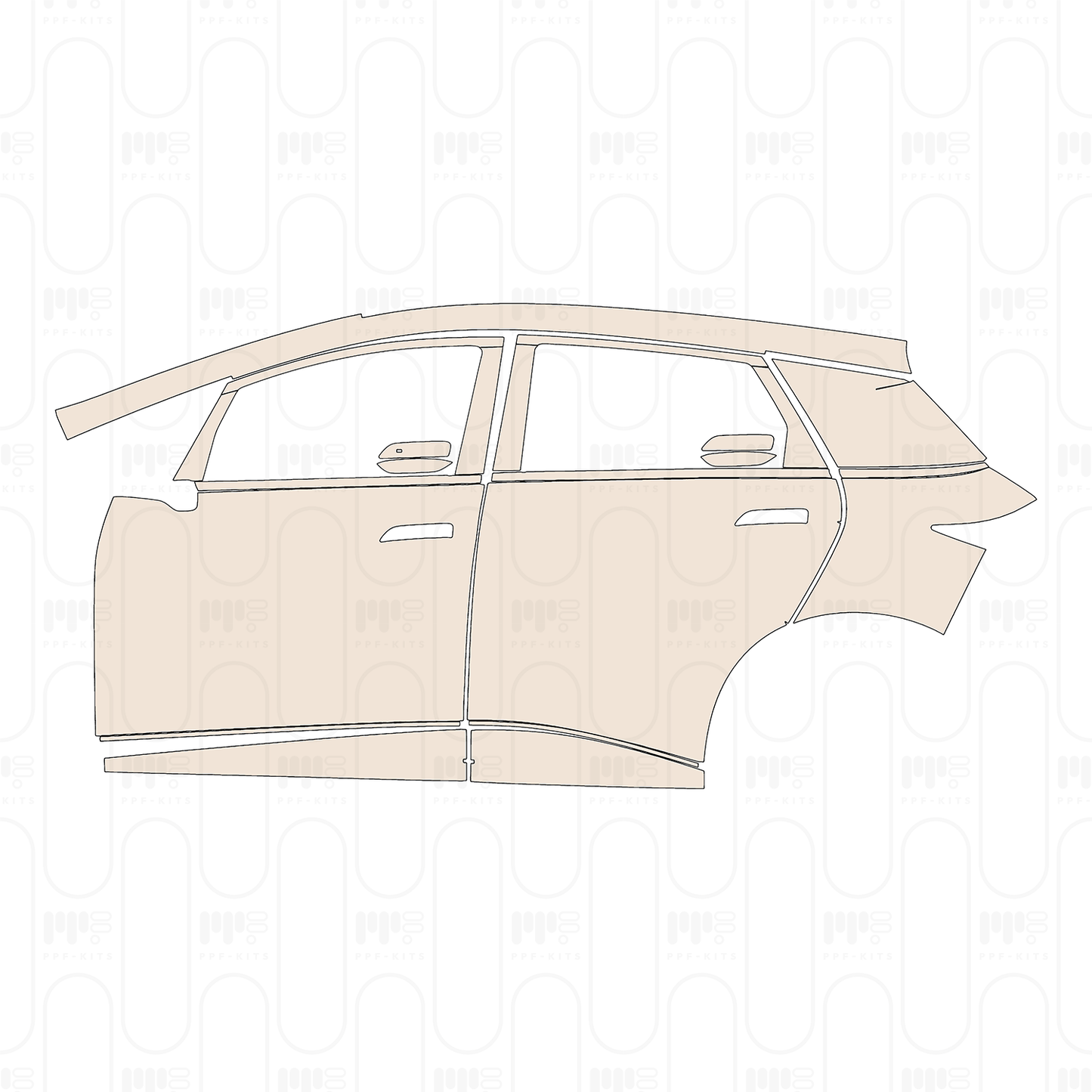Pre-Cut PPF BYD Dolphin (CN) Base 2022