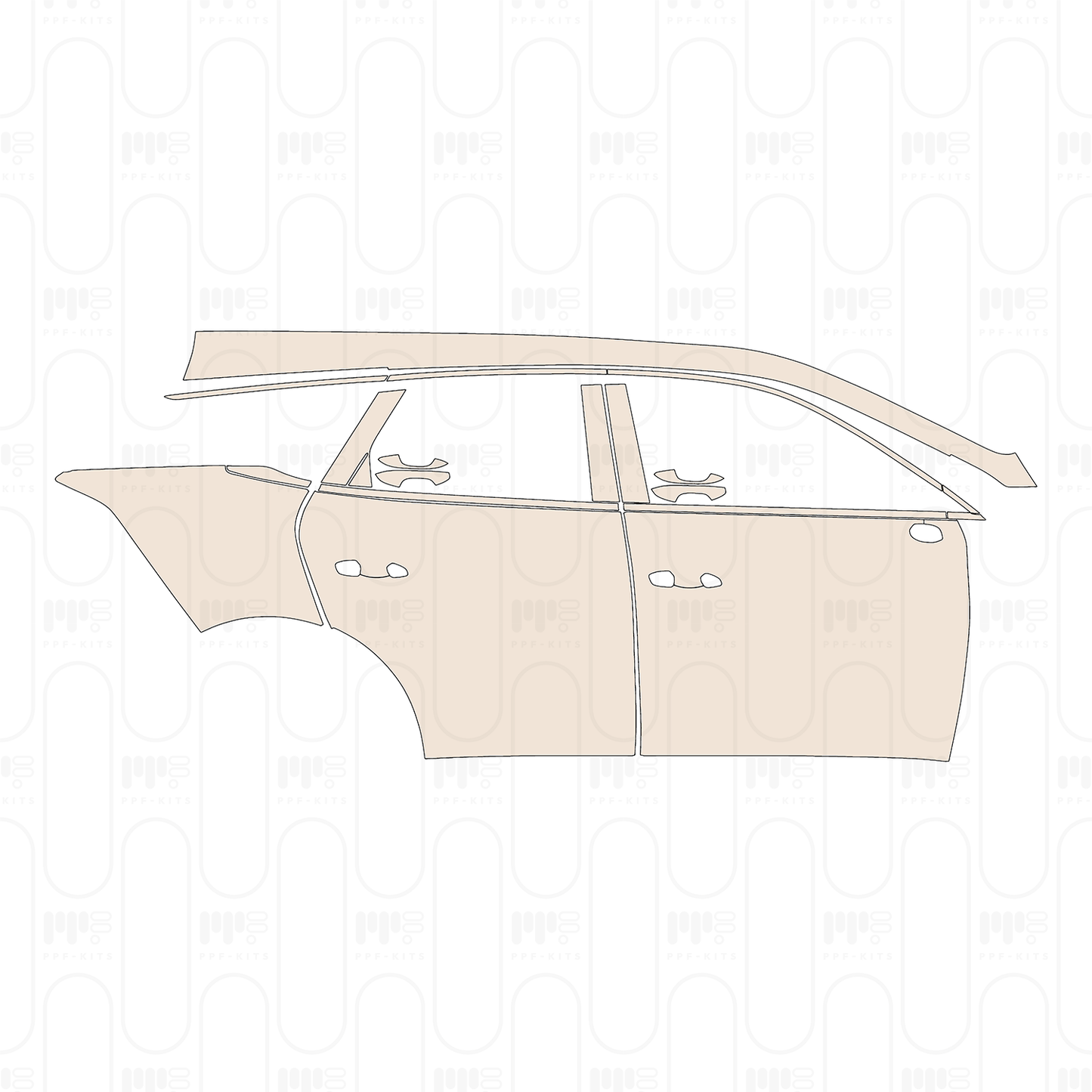 Pre-Cut PPF BYD TANG (EU) EV 2022