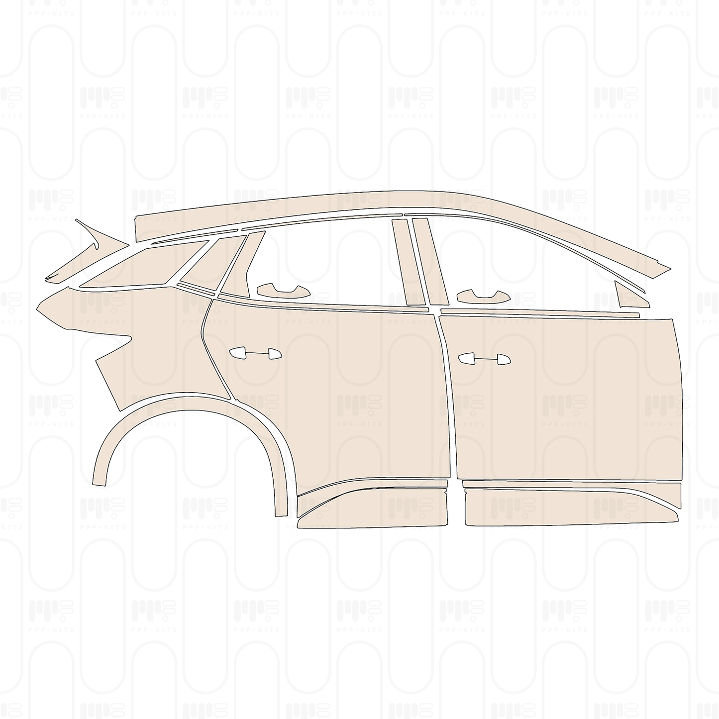 Pre-Cut PPF BYD Yuan Plus Base 2022