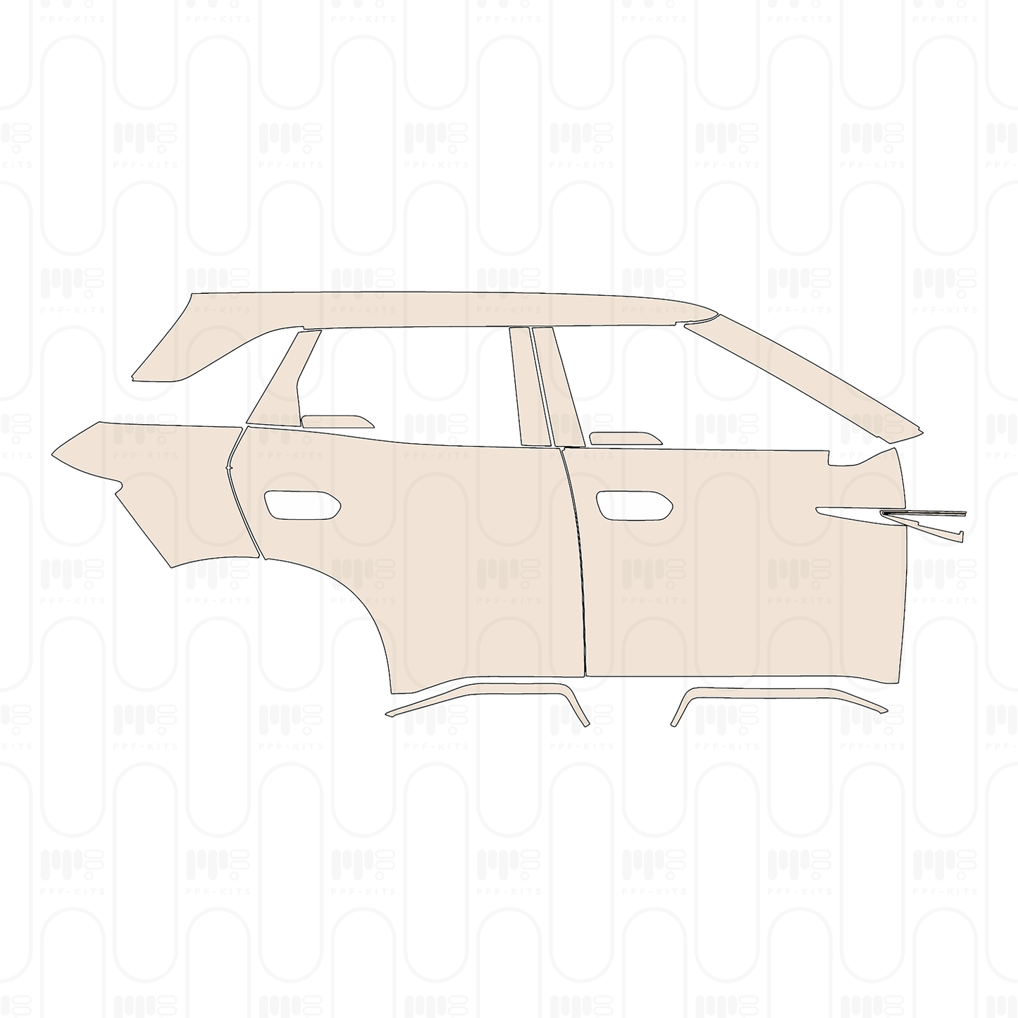 Pre-Cut PPF BYD Yuan UP Base 2024