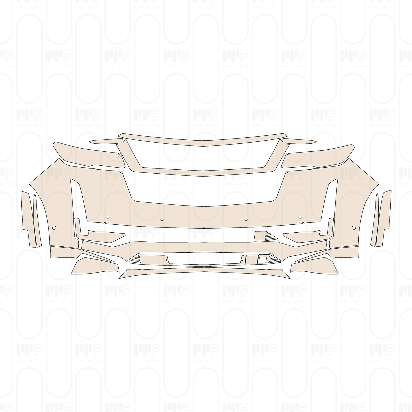 Pre-Cut PPF Cadillac Escalade ESV 2023