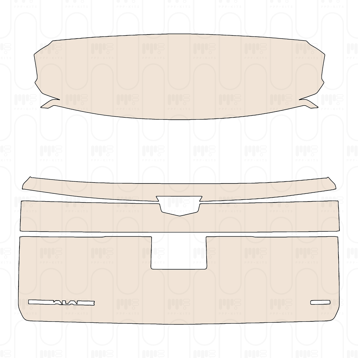 Pre-Cut PPF Cadillac Escalade ESV 2023