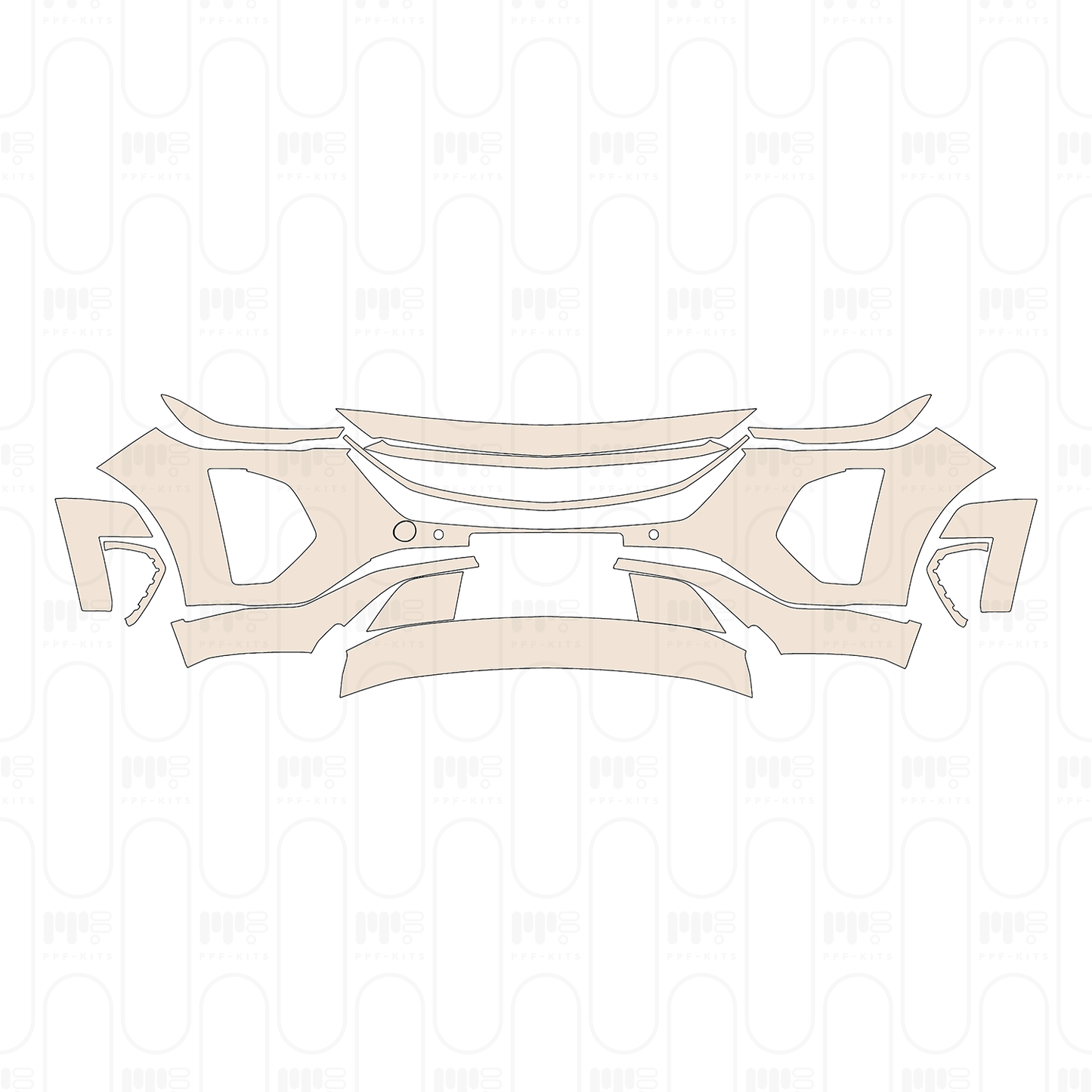 Pre-Cut PPF Cadillac GT4 2023
