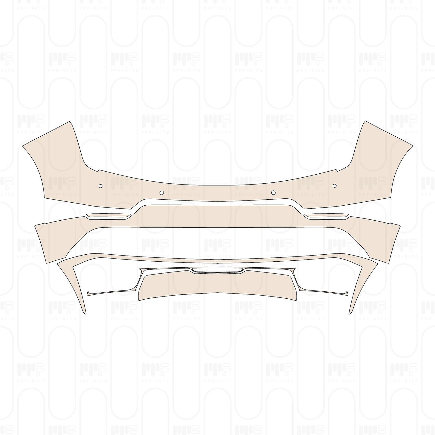 Pre-Cut PPF Cadillac GT4 2023