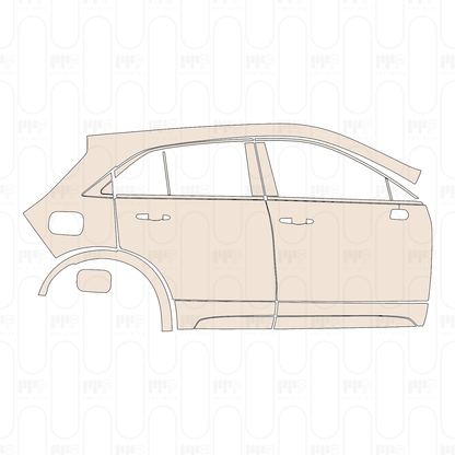 Pre-Cut PPF Cadillac XT4 2024