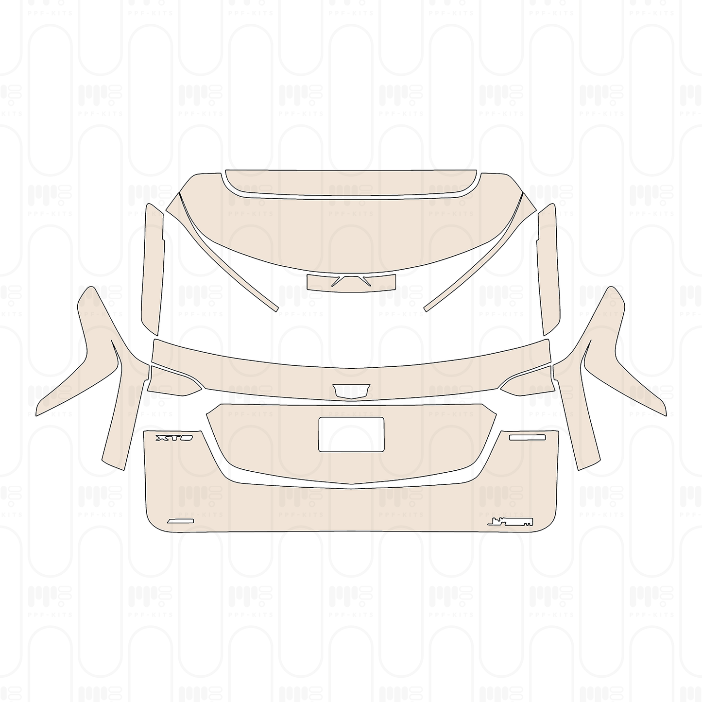 Pre-Cut PPF Cadillac XT6 Luxury 2022