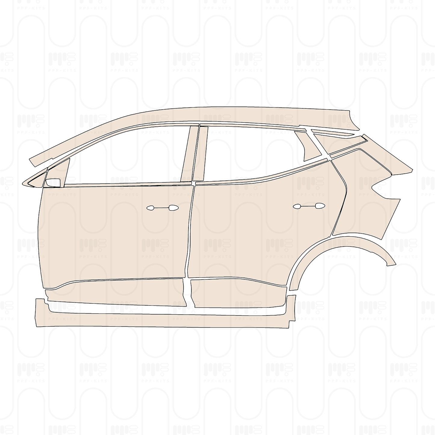 Pre-Cut PPF Chevrolet Bolt EUV LT 2022