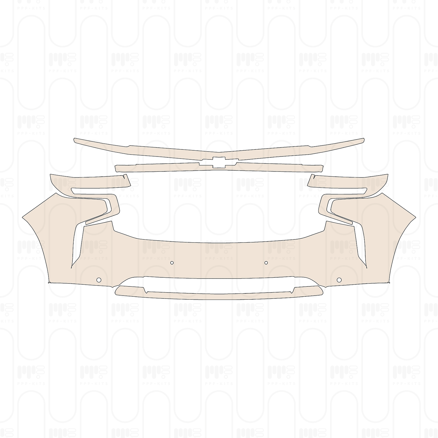 Pre-Cut PPF Chevrolet Tahoe RST 2022