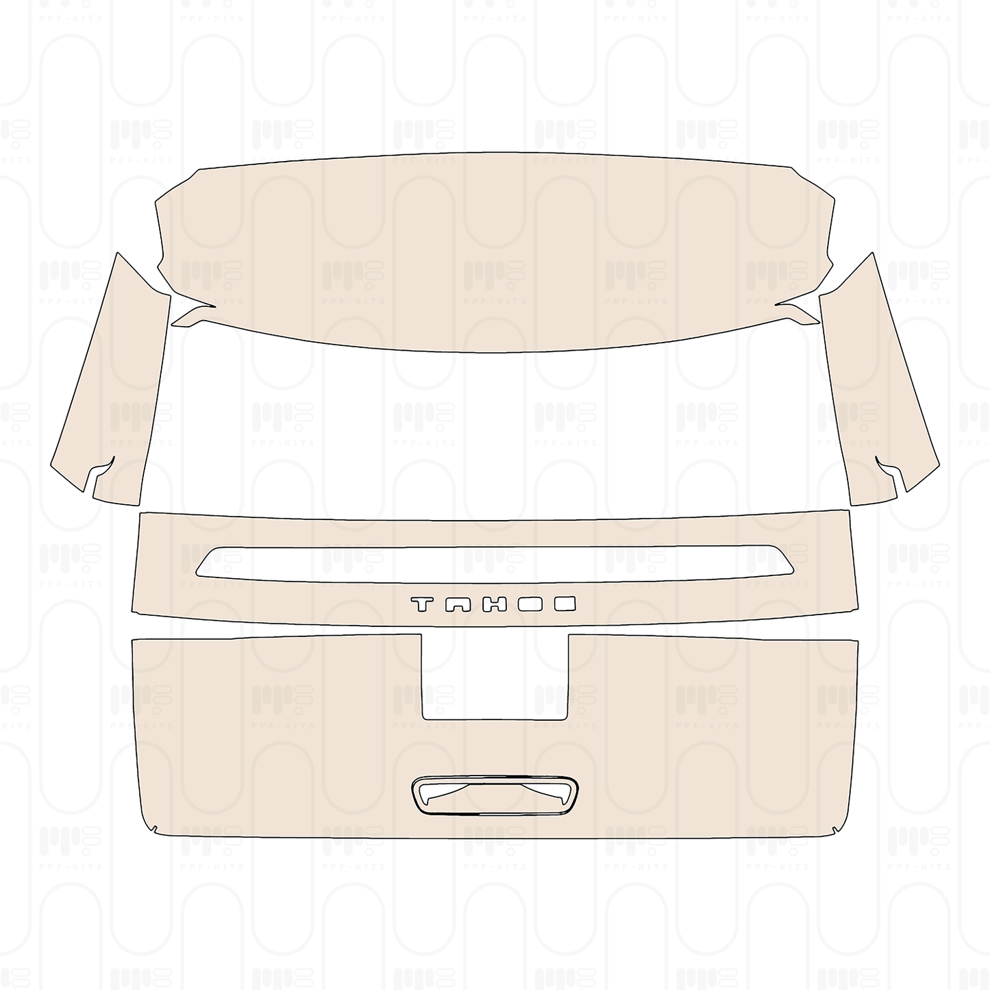 Pre-Cut PPF Chevrolet Tahoe High Country 2022