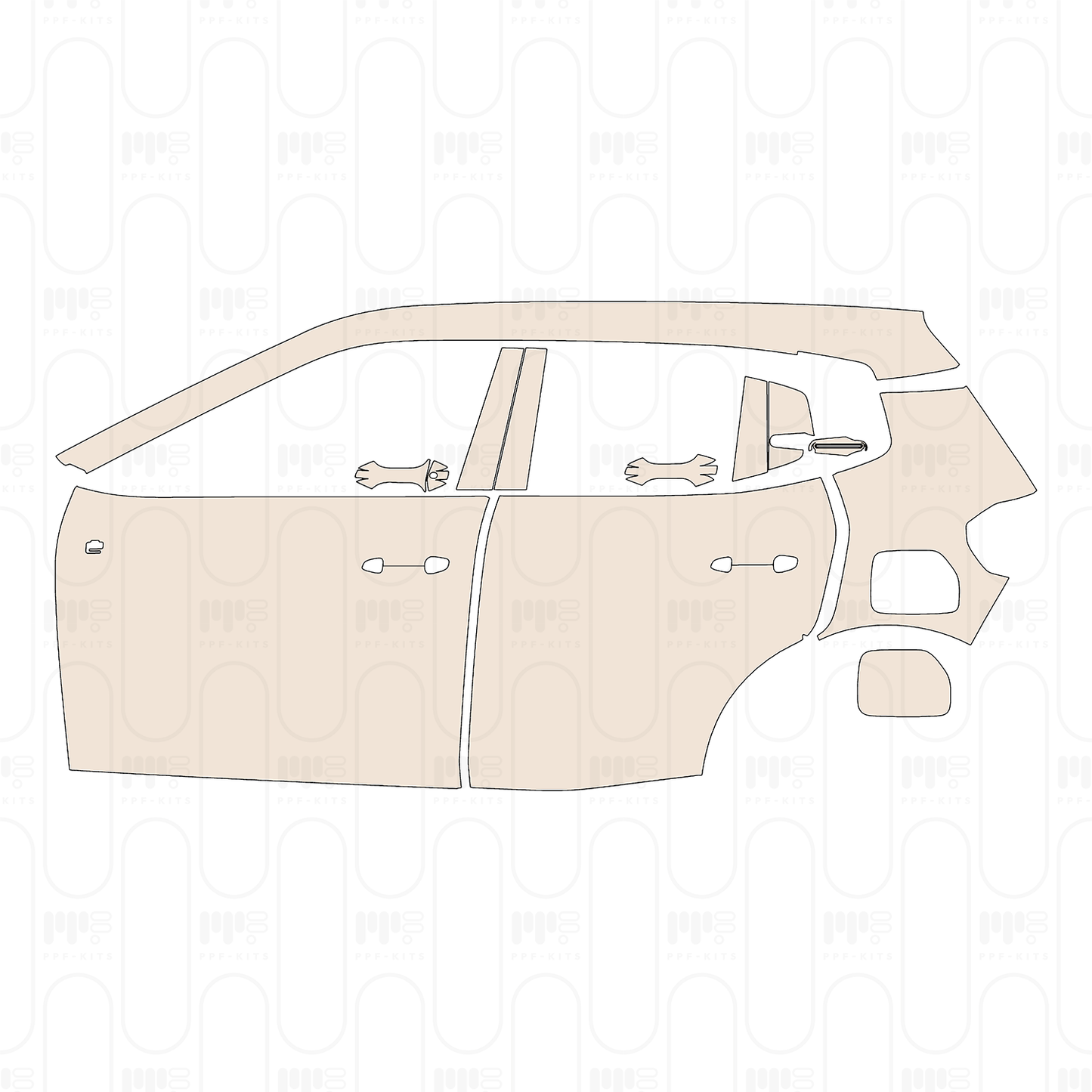 Pre-Cut PPF Citroen ��-C3 (EU) 2024