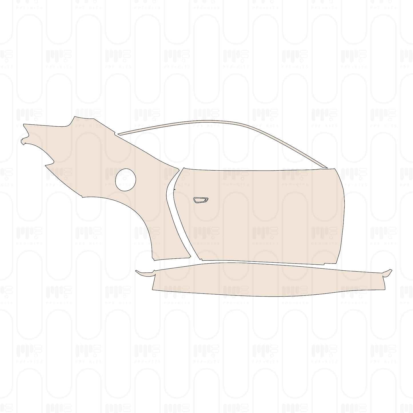 Pre-Cut PPF Ferrari Roma Coupe 2023