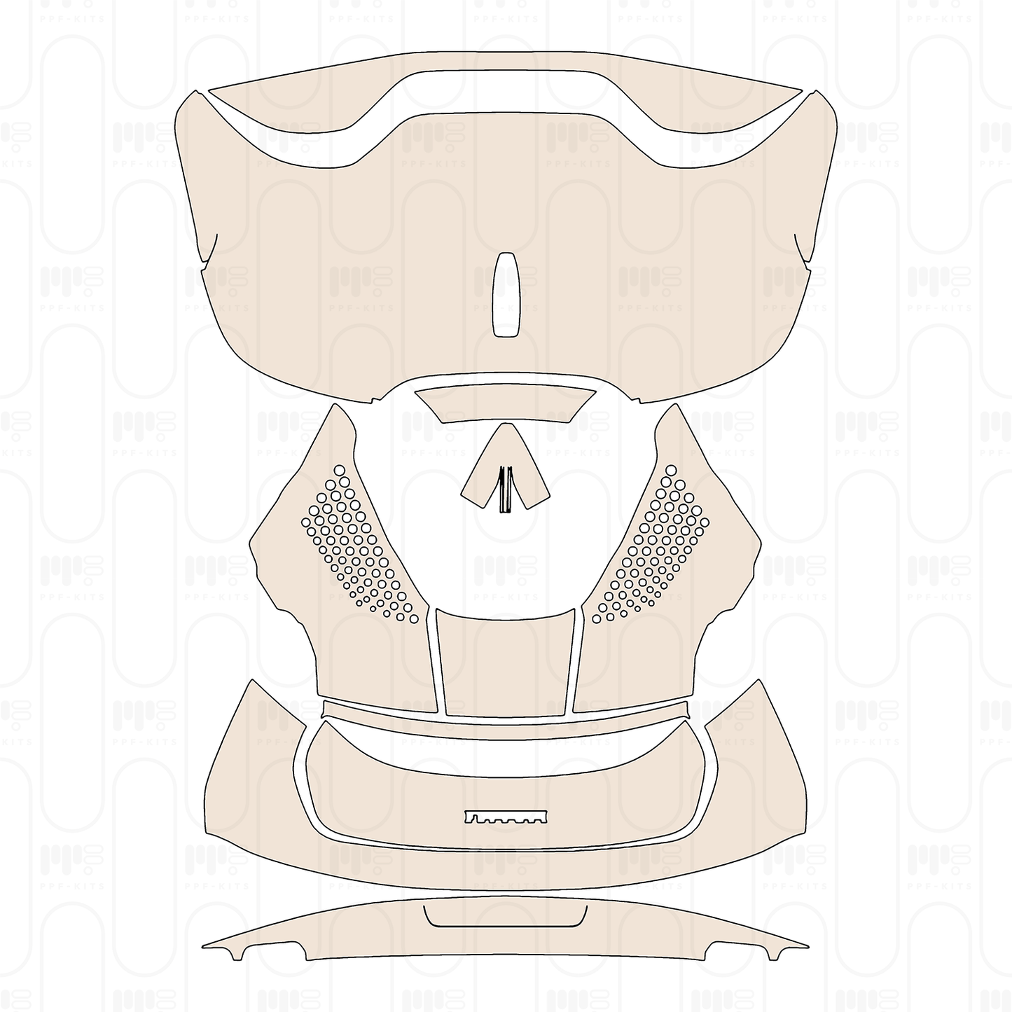 Pre-Cut PPF Ferrari SF90 Spider 2023